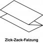 Preview: Papierhandtücher Zick-Zack Falzung 1 lagig