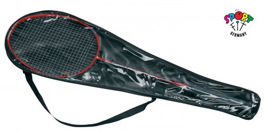 Badminton-Schläger mit Umhängetasche