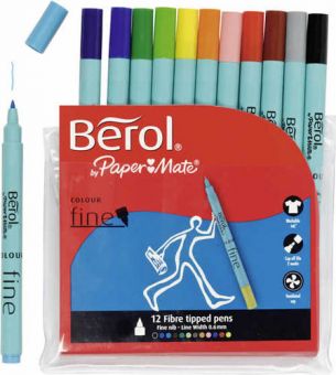 Berol Colour Fine 12 Stifte sortiert