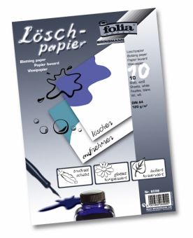 Löschpapier, 120 g/qm, DIN A 4, 10 Bg.
