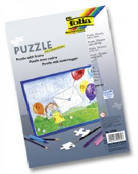 Puzzle mit Legerahmen  A4 zum Selbstgestalten