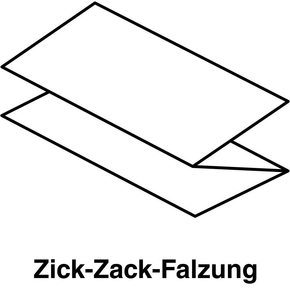 Papierhandtücher Zick-Zack Falzung 1 lagig